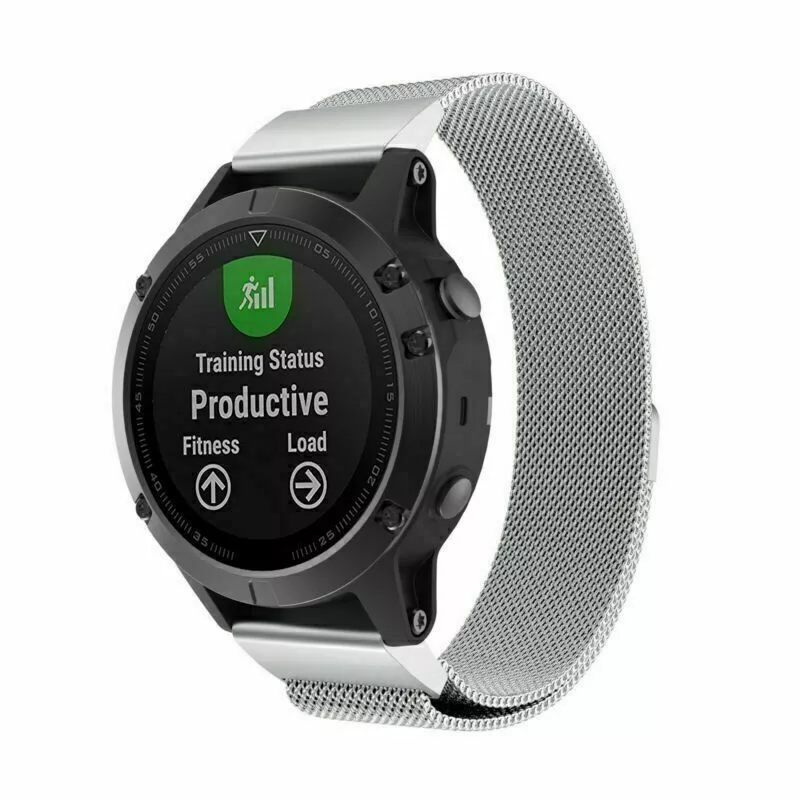 Correa milanesa Garmin Fenix 9 - 47mm (plata)
