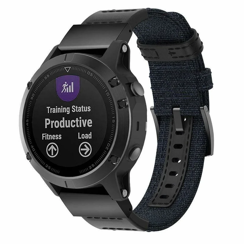 Correa nylon híbrida Garmin Fenix 9 Pro - 47mm (azul oscuro)