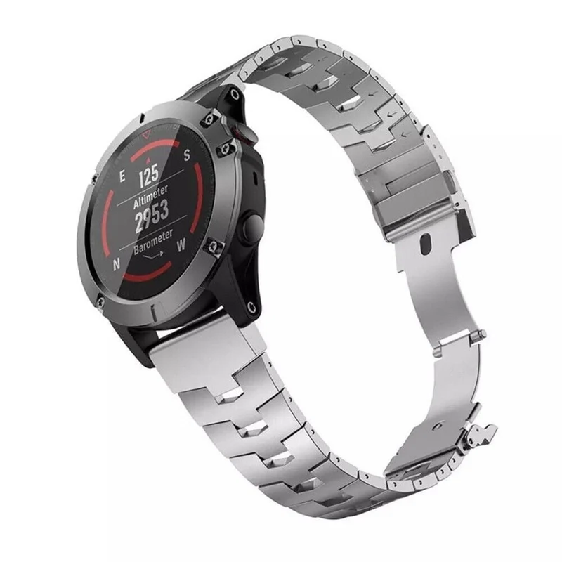 Correa titanio Garmin Fenix 9 Pro - 47mm (plata)
