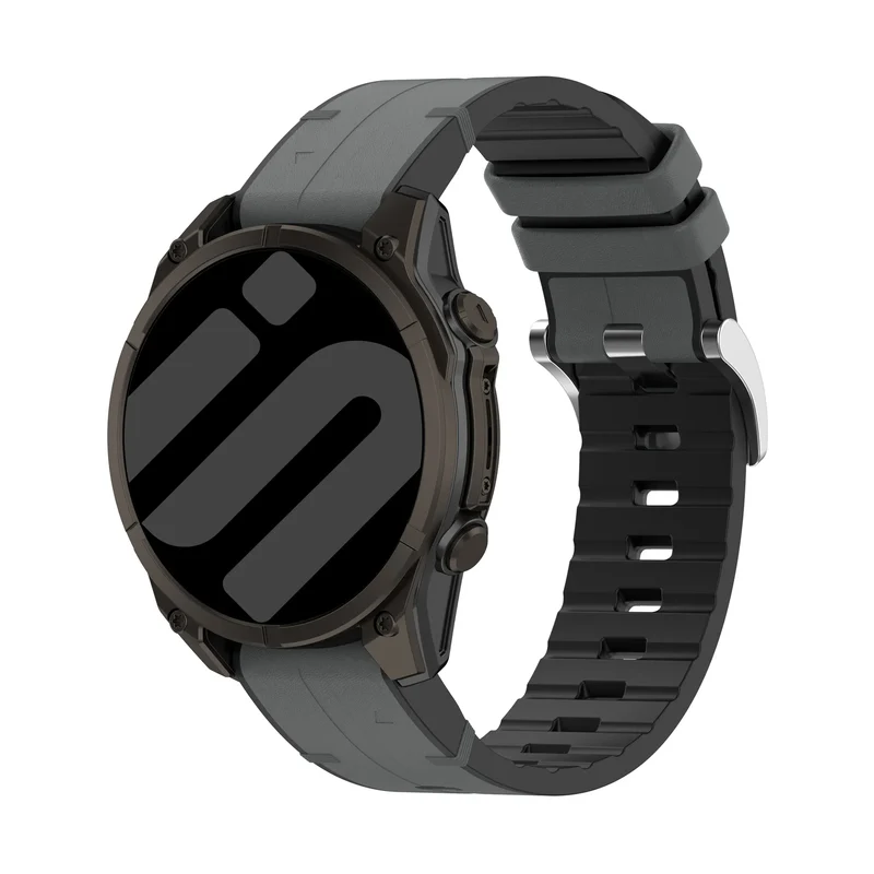 Correa cuero híbrida Garmin Fenix 9 Pro - 47mm (gris)