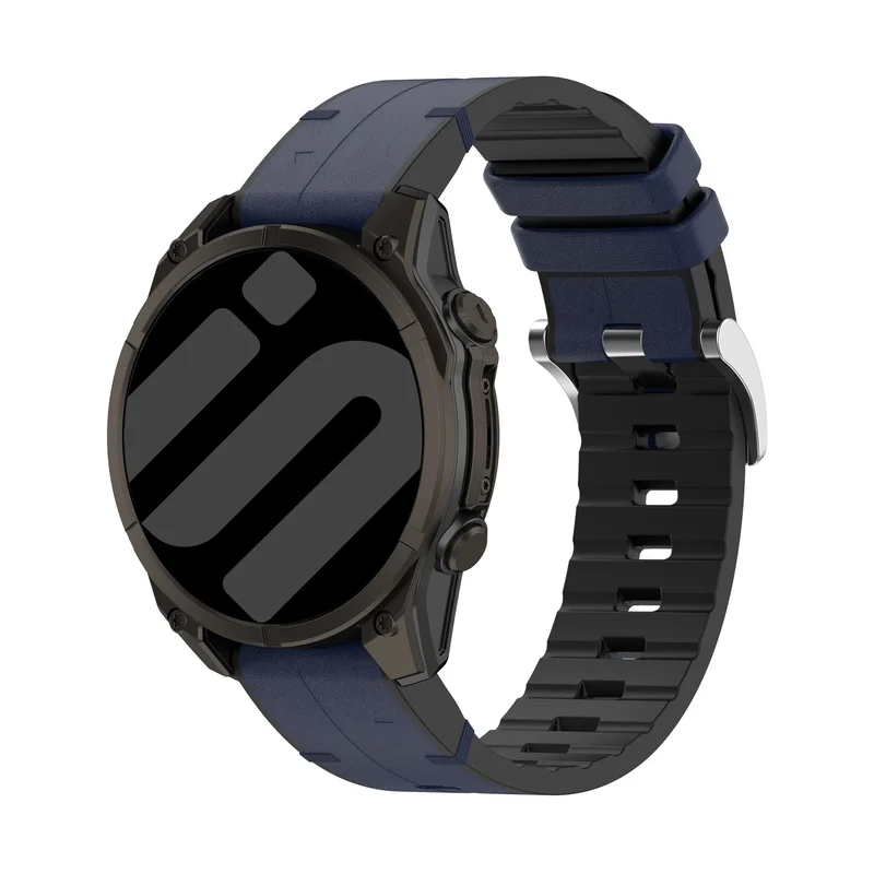 Correa cuero híbrida Garmin Fenix 9 Pro - 51mm (azul)