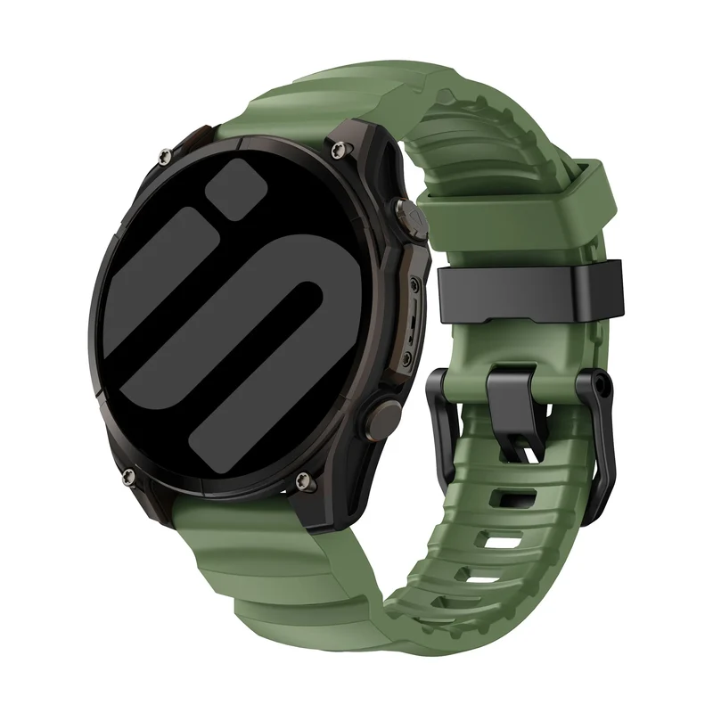 Correa silicona trail Garmin Fenix 9 Pro - 47mm (verde oscuro)