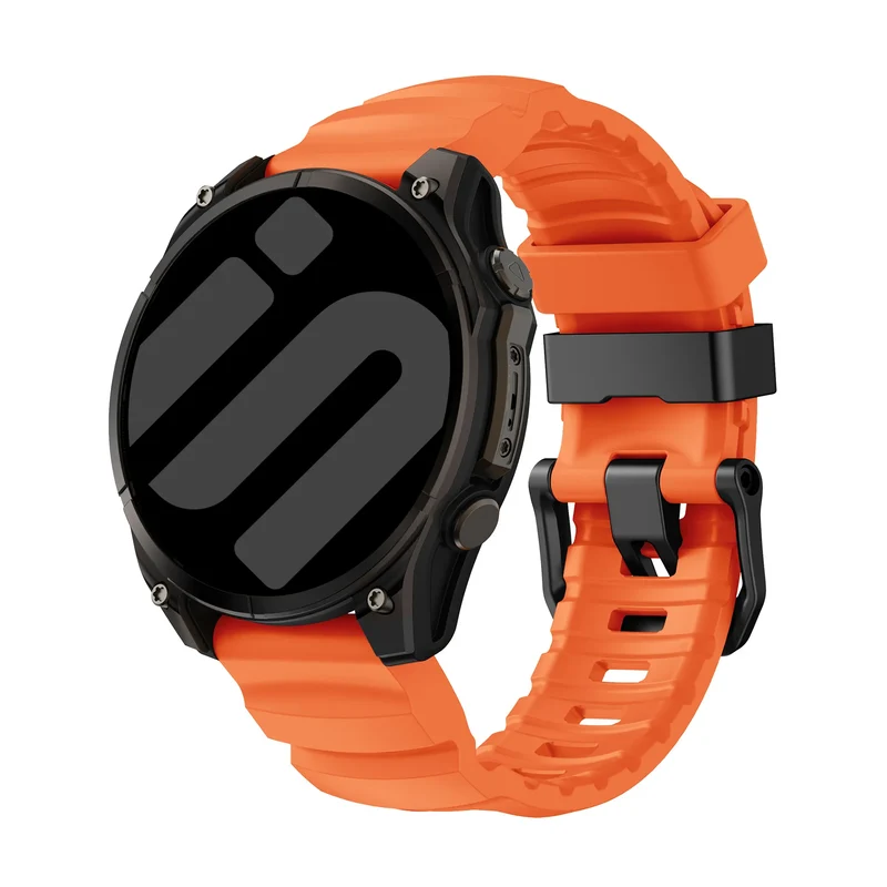 Correa silicona trail Garmin Fenix 9 - 47mm (naranja)