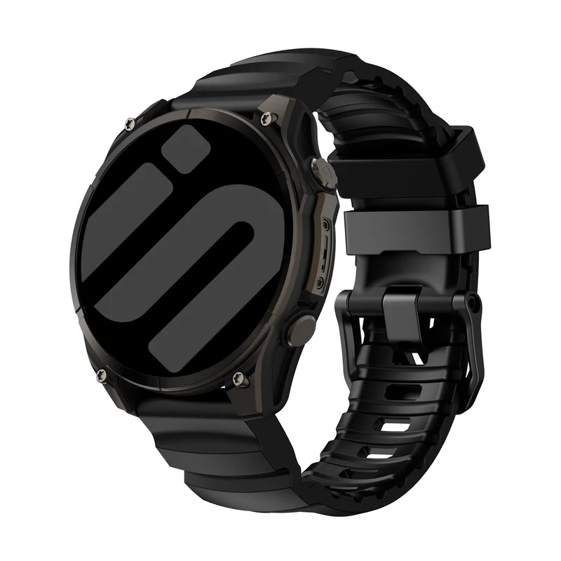Correa silicona trail Garmin Fenix 9 - 47mm (negro)