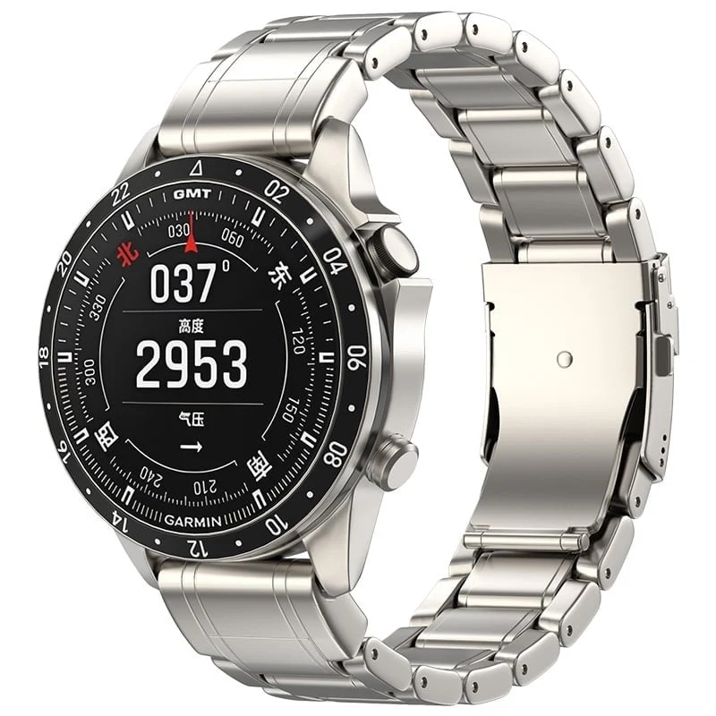 Correa titanio premium Garmin Fenix 9 Pro - 47mm (titanio)