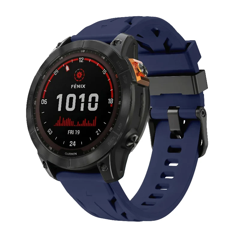 Correa silicona race Garmin Fenix 9 - 51mm (azul oscuro)