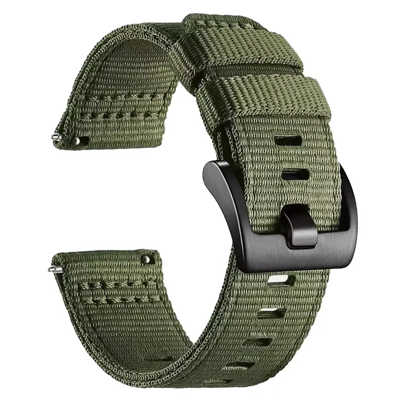 Correa nylon con hebilla TicWatch Pro 5 Enduro (verde)