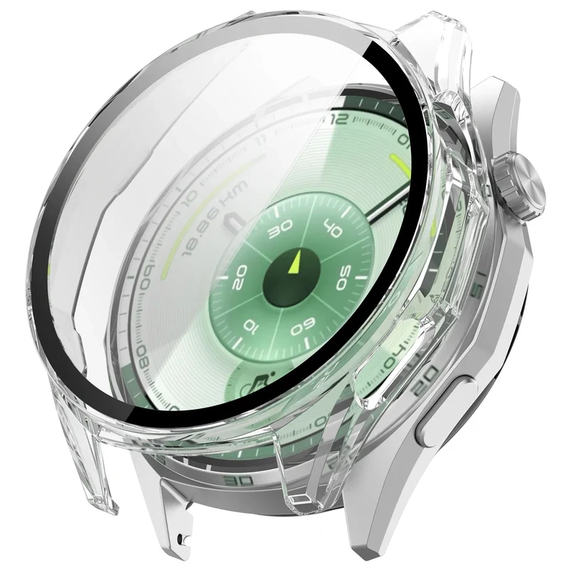Funda con vidrio PC Huawei Watch GT 7 - 46mm (transparente)