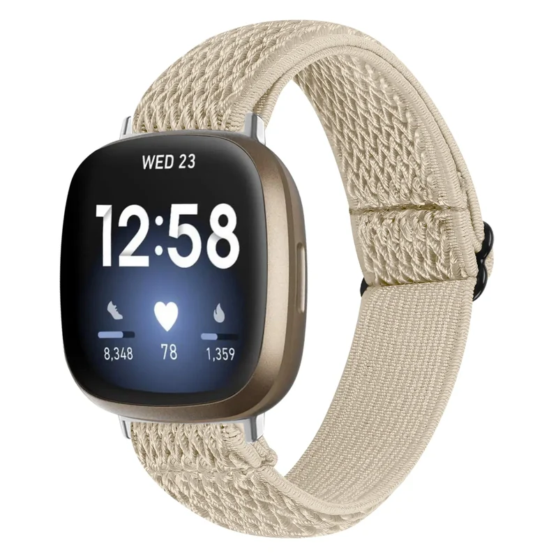 Correa elástica Fitbit Versa 4 (beige)