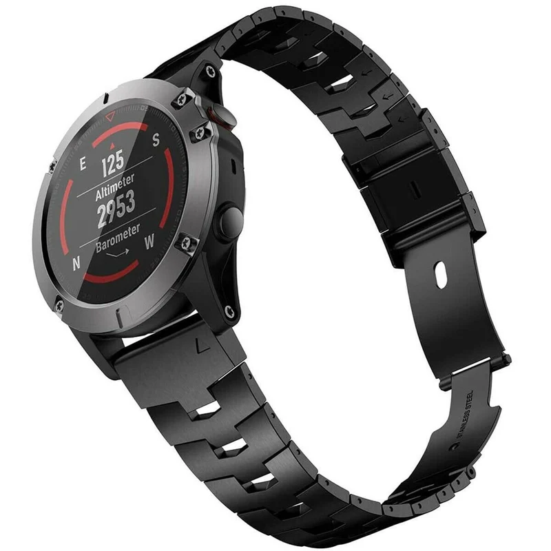 Correa titanio Garmin Fenix 9 - 51mm (negro)