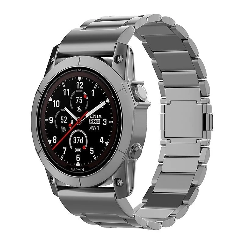 Correa titanio mágnetica Garmin Fenix 9 Pro - 51mm (grafito)