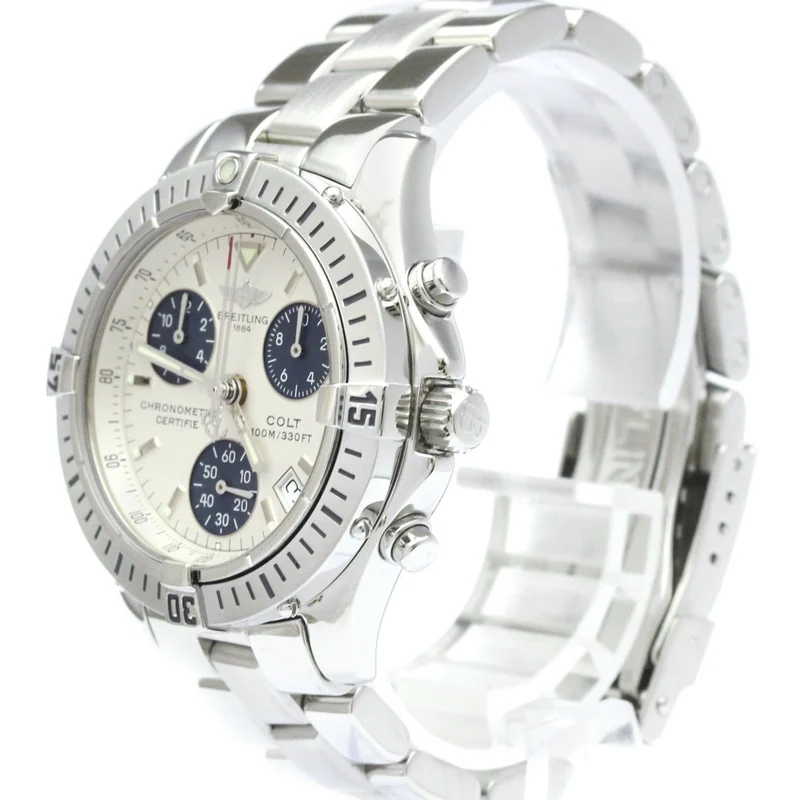 Breitling Colt - Stainless steel quartz chronograph watch