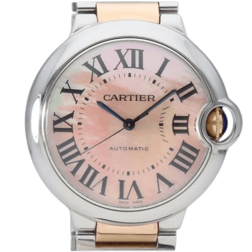 Cartier Ballon Bleu - 36 mm watch in rose gold and steel