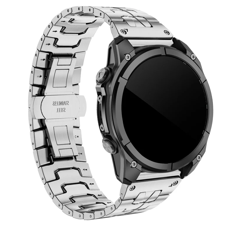 Correa iron acero Garmin Fenix 9 - 51mm (plata)