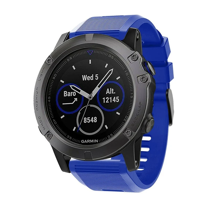 Correa silicona Garmin Fenix 9 - 51mm (azul)