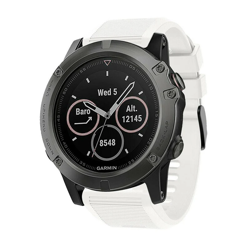 Correa silicona Garmin Fenix 9 - 51mm (blanco)