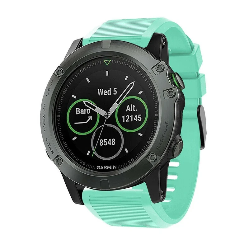 Correa silicona Garmin Fenix 9 - 51mm (aqua)