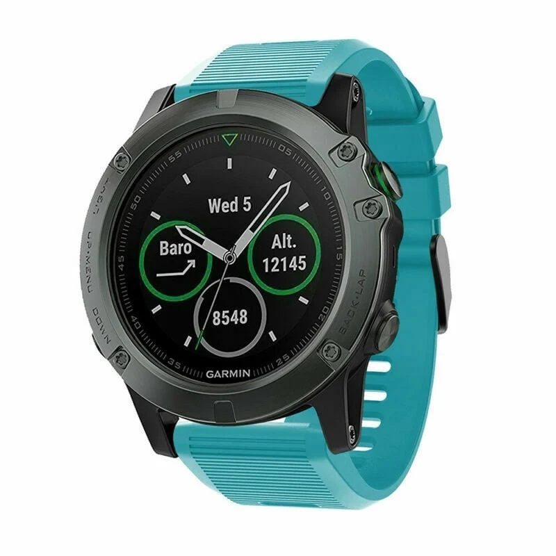 Correa silicona Garmin Fenix 9 - 51mm (azul claro)