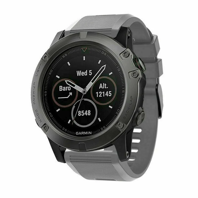 Correa silicona Garmin Fenix 9 - 51mm (gris)