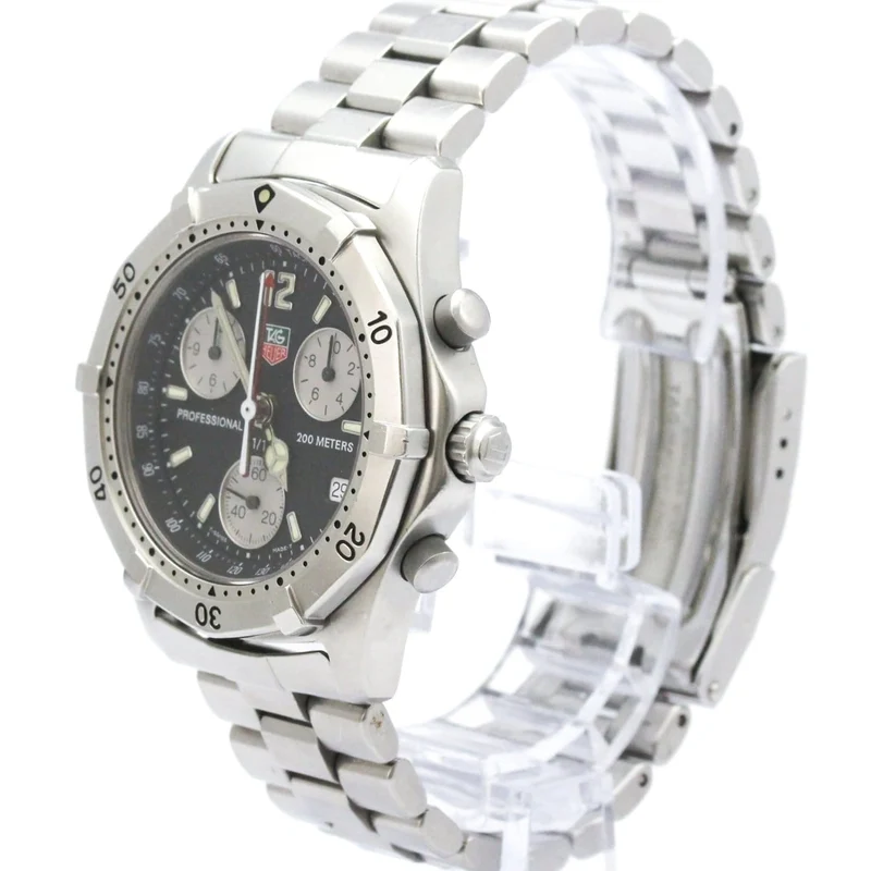 Tag Heuer Professional 200M - Steel quartz chronograph watch