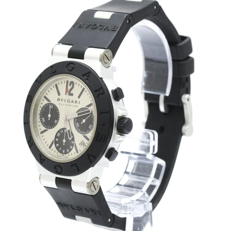 Bvlgari Diagono - Automatic chronograph watch in aluminum and rubber