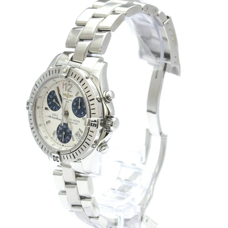 Breitling Colt - Stainless steel quartz chronograph watch