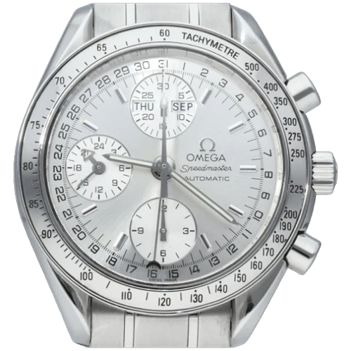 Omega Speedmaster - Steel Day Date Chronograph Watch