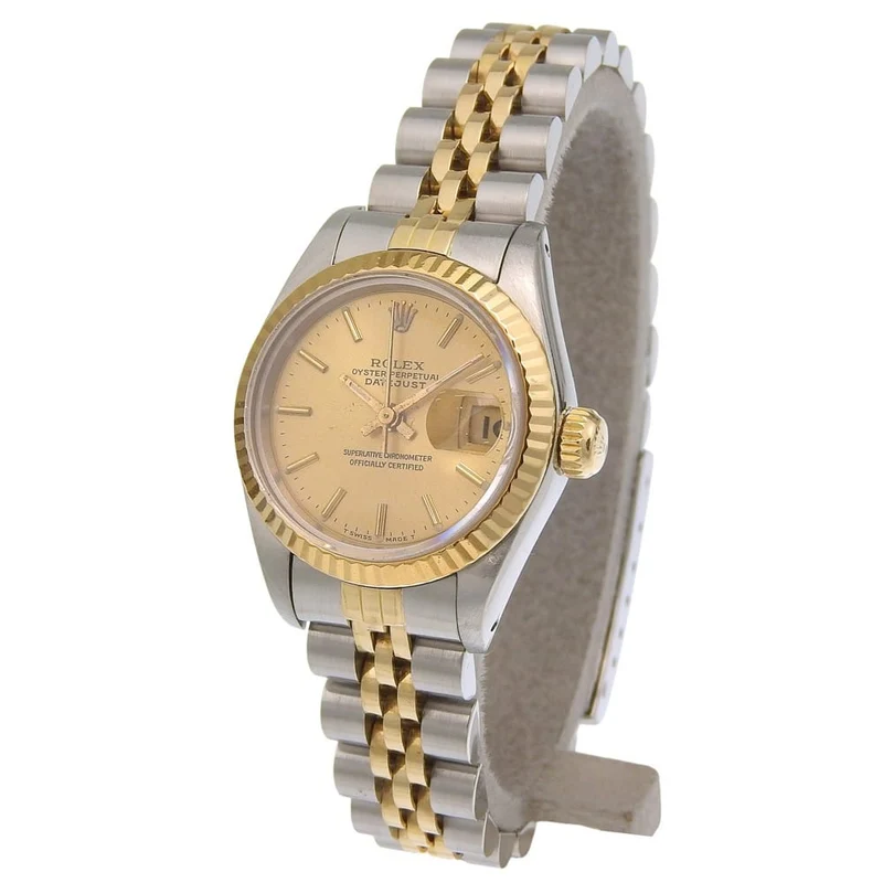 Rolex Oyster Perpetual Datejust - Automatic watch in steel and yellow gold