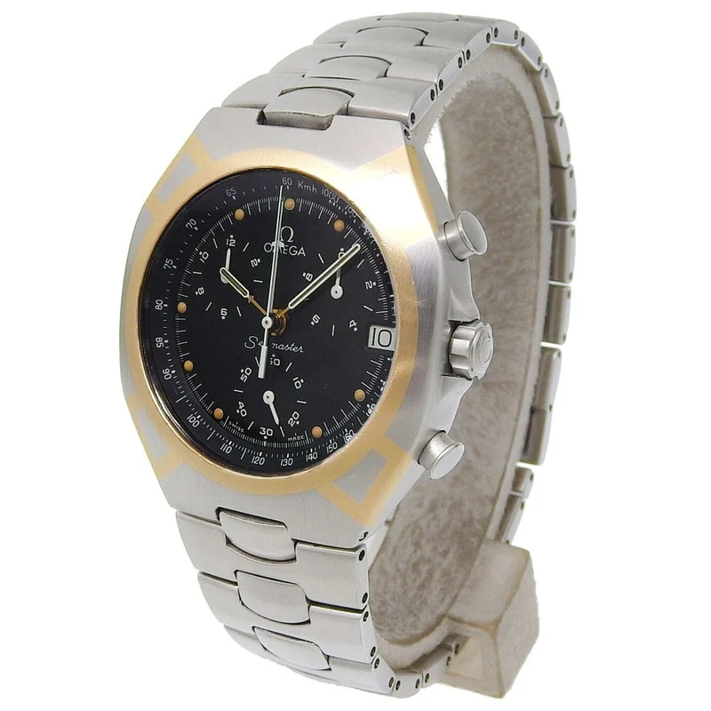 Omega Seamaster Polaris - Quartz Day-Date watch in steel