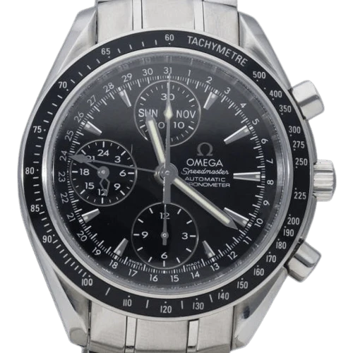 Omega Speedmaster - Steel Day-Date Chronograph Watch