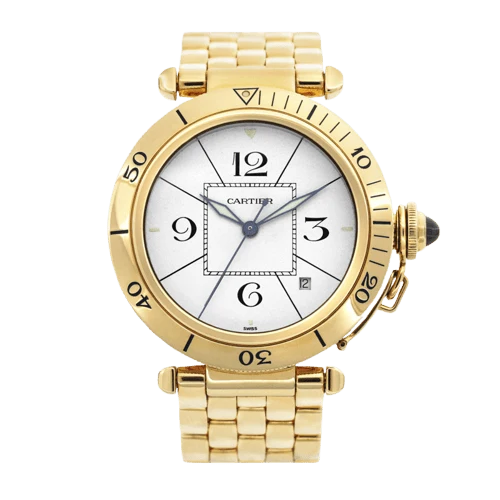 Cartier Pasha - Yellow gold watch