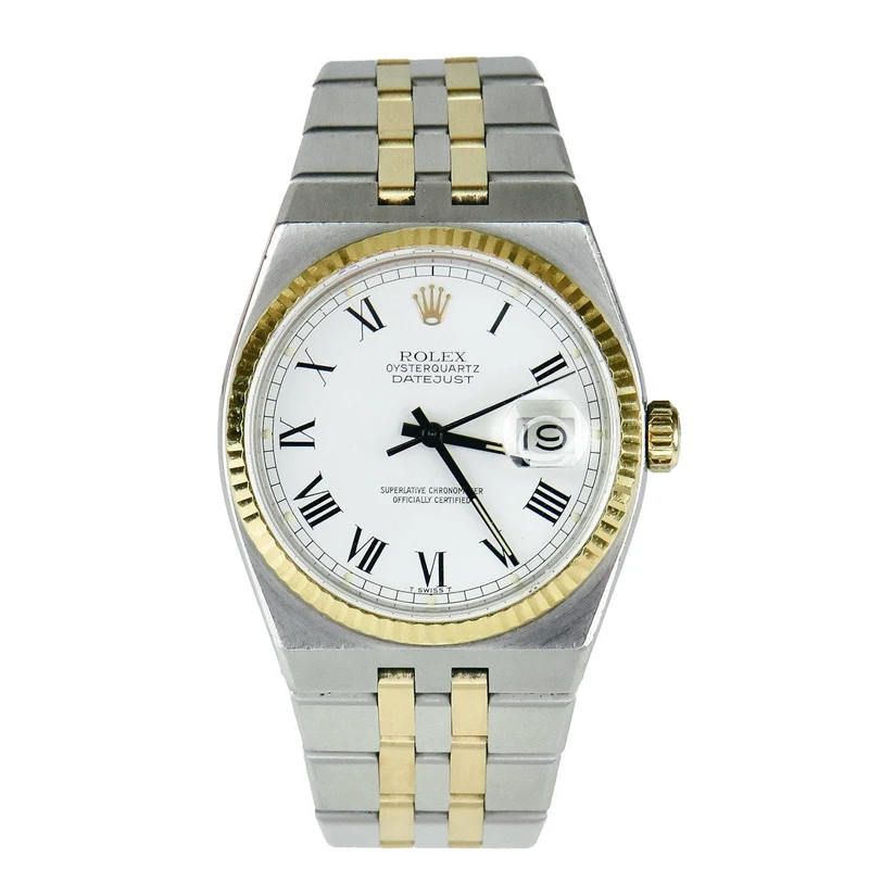 Rolex Oysterquartz Datejust - Steel and gold watch