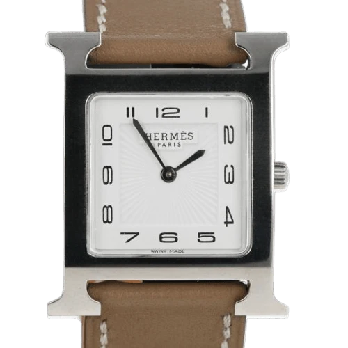 Hermès H hour - Steel watch