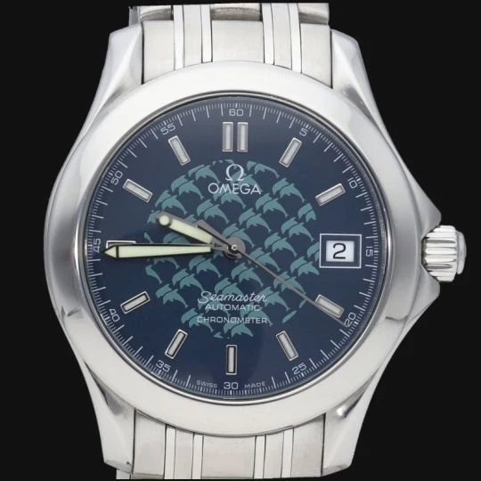 Omega Seamaster 120M Jacques Mayol - Automatic steel watch