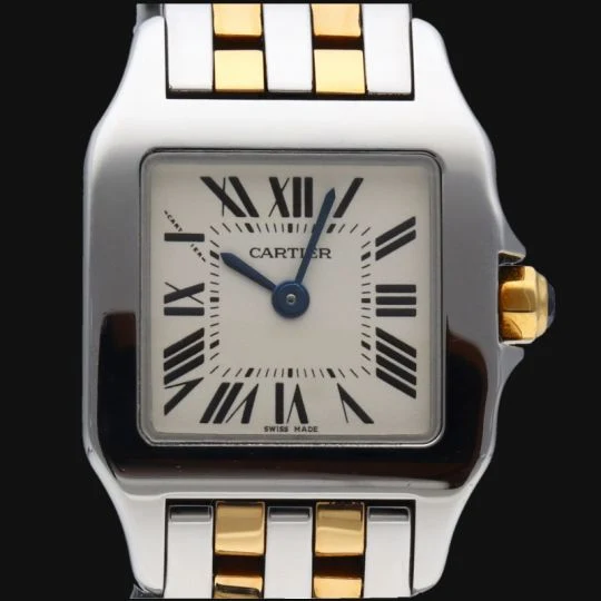 Cartier Santos Demoiselle - Yellow gold and steel watch