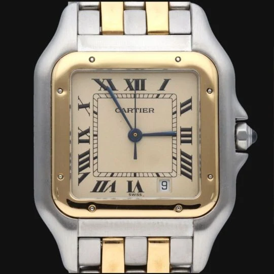 Cartier Panthère - Yellow gold and steel watch