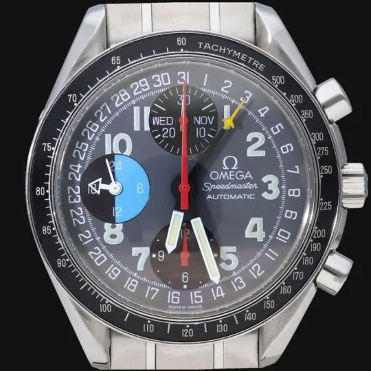 Omega Speedmaster - Day-Date chronograph watch in steel