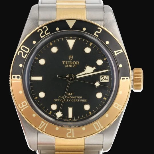 Tudor Black Bay GMT - Yellow gold and steel watch