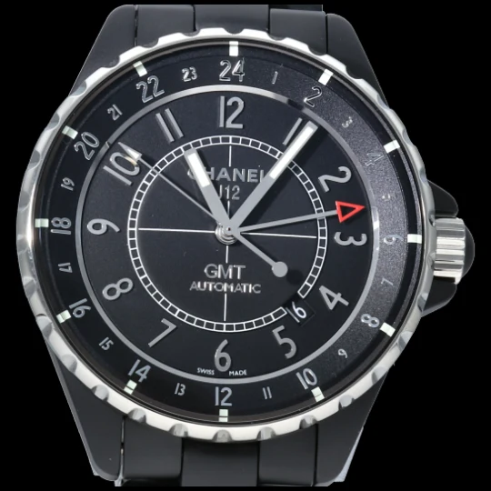 Chanel D-12 GMT - 41 mm ceramic watch