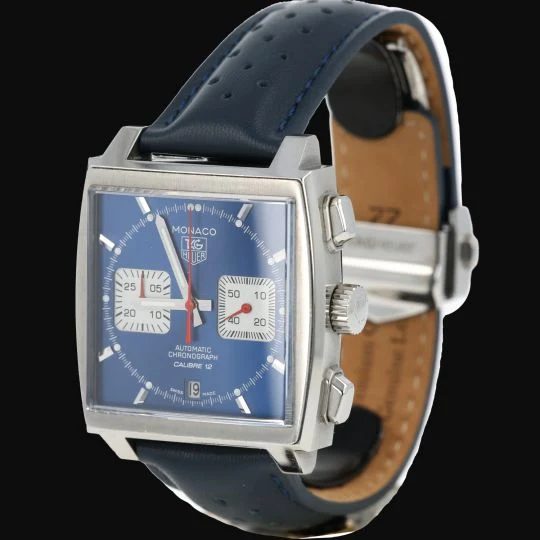 TAG Heuer Monaco - Calibre 12 chronograph watch in steel