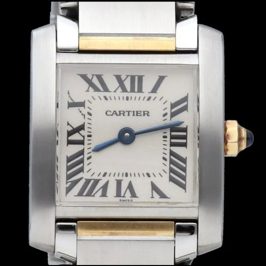 Cartier Tank Française - Yellow gold and steel PM watch