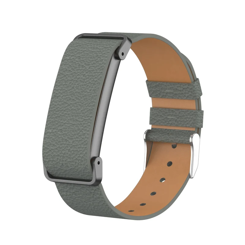 Correa cuero litchi Fitbit Air (viridiano)