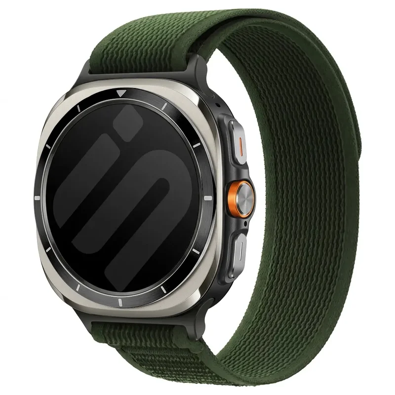 Correa nylon trail Samsung Galaxy Watch Ultra (verde militar)