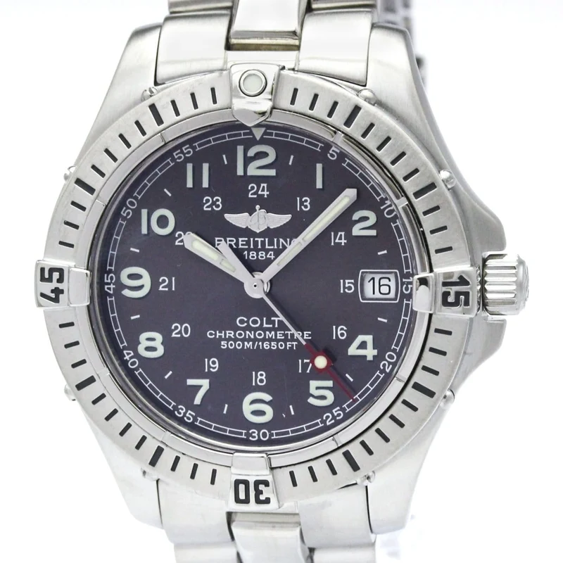 Breitling Colt - Stainless steel quartz chronograph watch