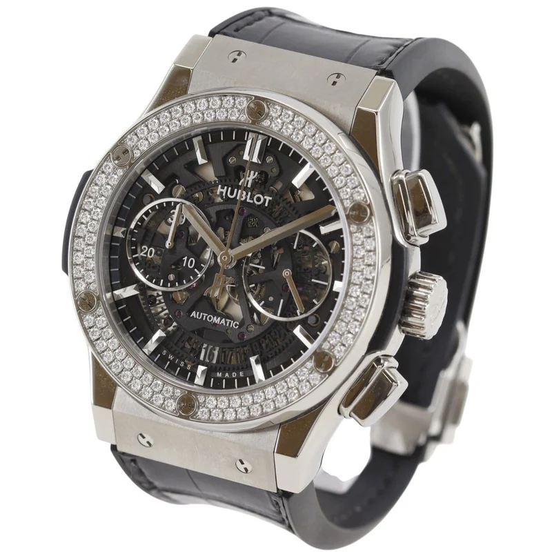 Hublot Classic Fusion - Steel watch with diamond bezel