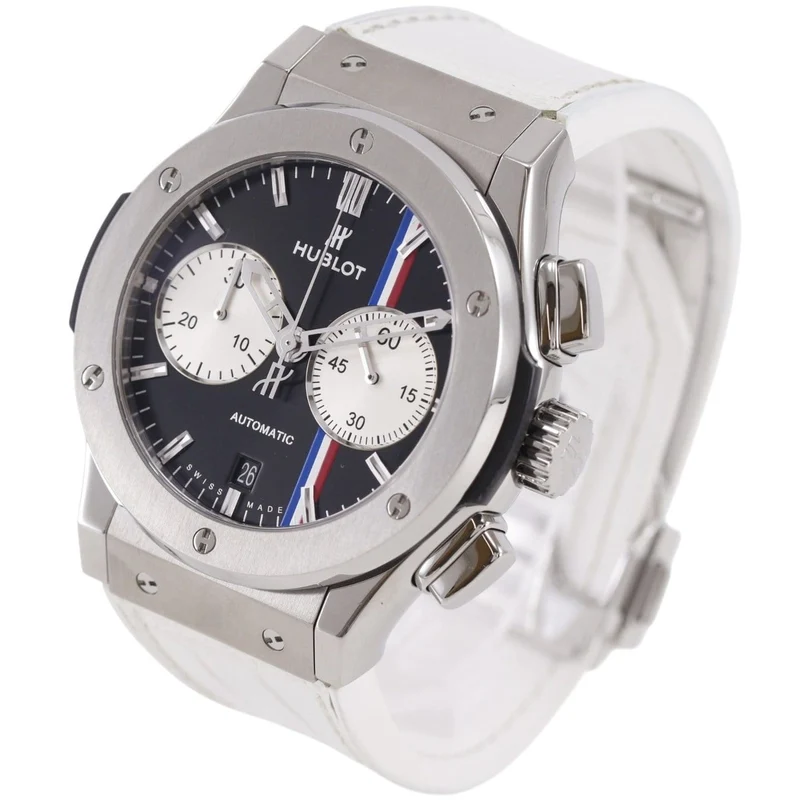 Hublot Classic Fusion - Automatic watch in titanium and alligator