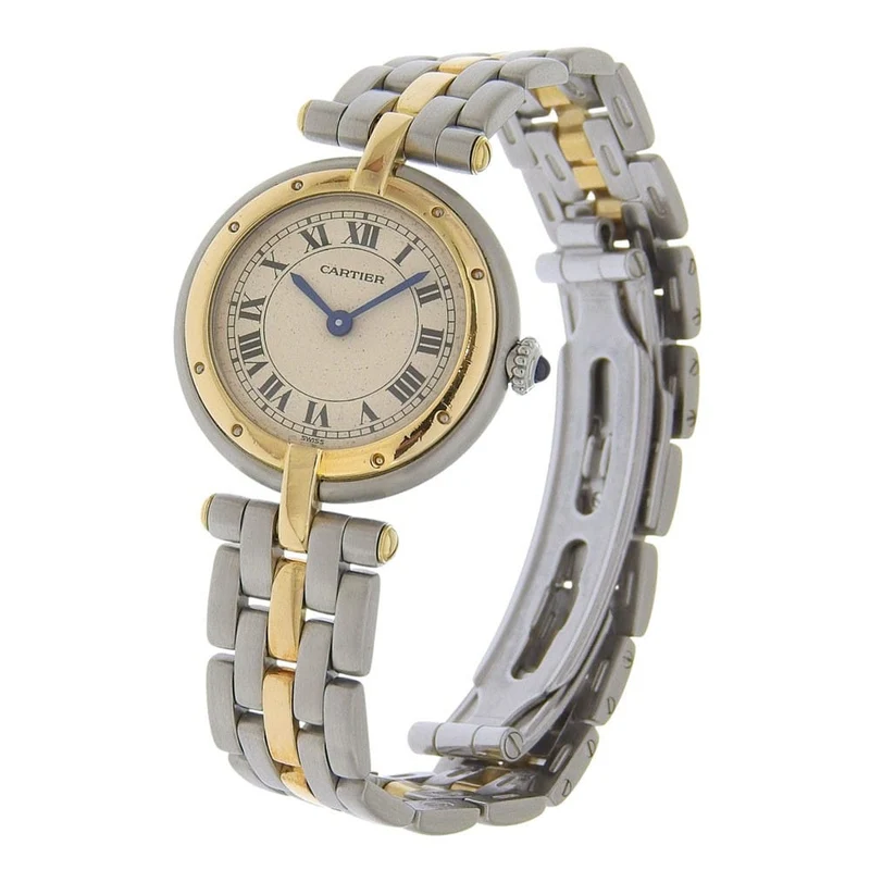 Cartier Panthère Vendôme - Quartz watch in steel and yellow gold