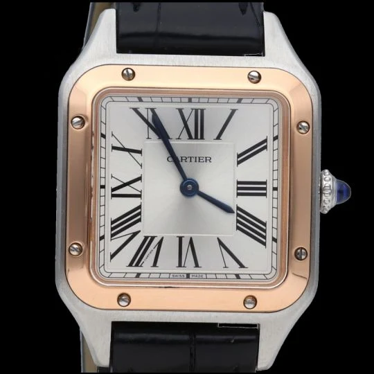 Cartier Santos-Dumont - Steel and rose gold watch