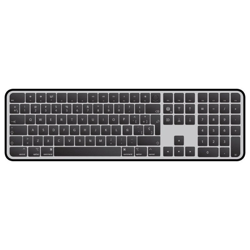 Apple Magic Keyboard con Touch ID Teclado numérico para Mac con chip Apple Negro - MXK83Y/A