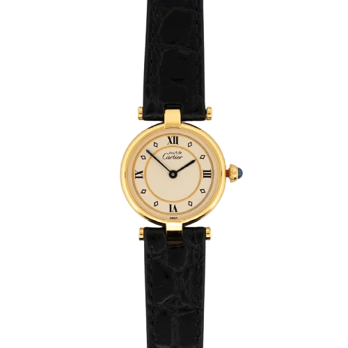Cartier Must Vendôme - SM watch in silver-gilt